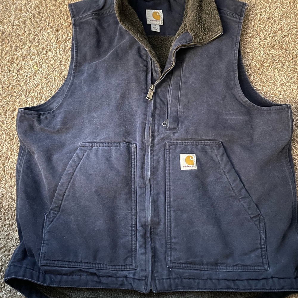 Carhartt Vest duck Sherpa-lined